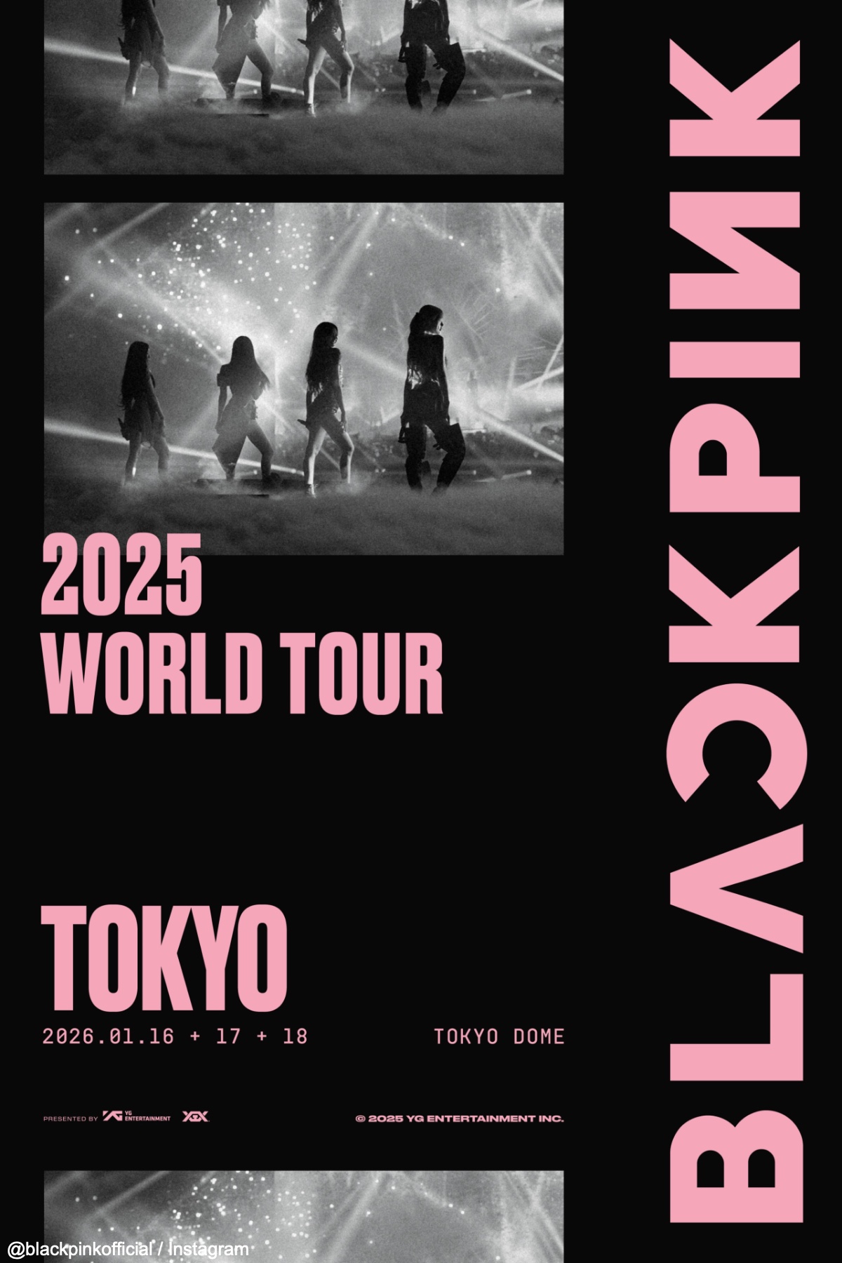 BLACKPINK、大規模世界ツアーの詳細を発表！ 待望の来日公演は2026年1月に3日間開催