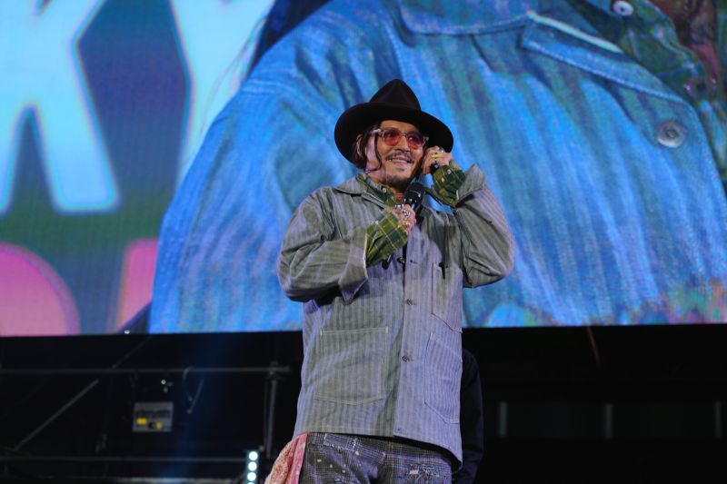 セレブ・ステージ(ジョニー・デップ)©2025 Tokyo comic con All rights reserved.